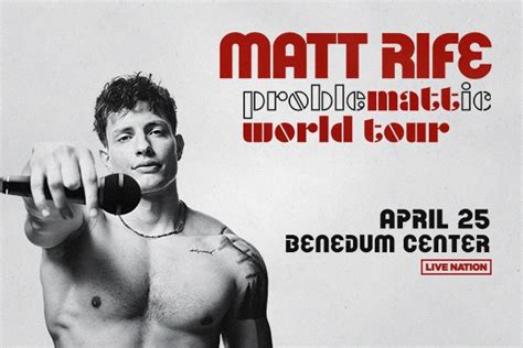 presale code for matt rife|Matt Rife: ProbleMATTic World Tour